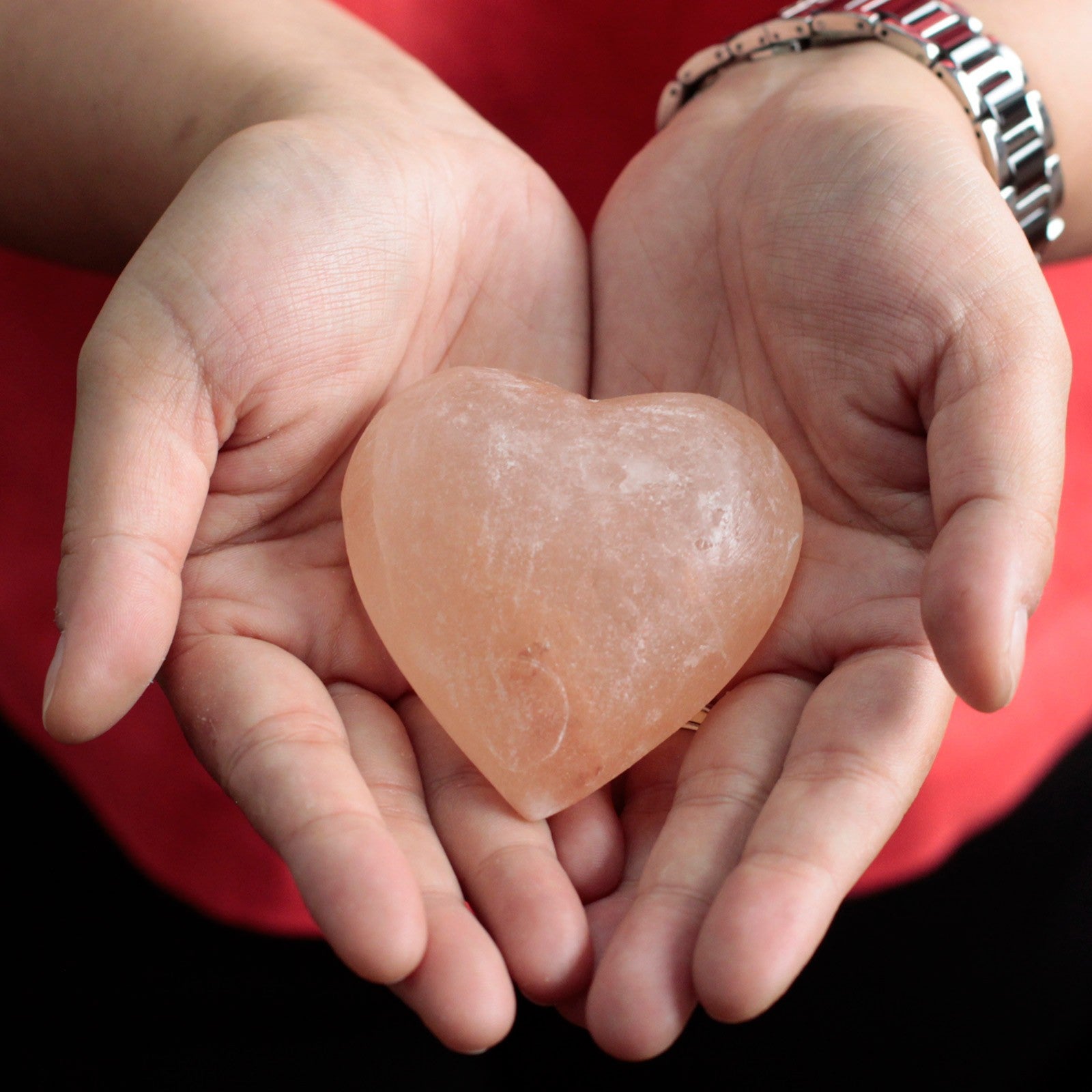 Natural 3x Heart Deodorant Stone made from pure Himalayan salt, perfect for a chemical-free grooming routine.