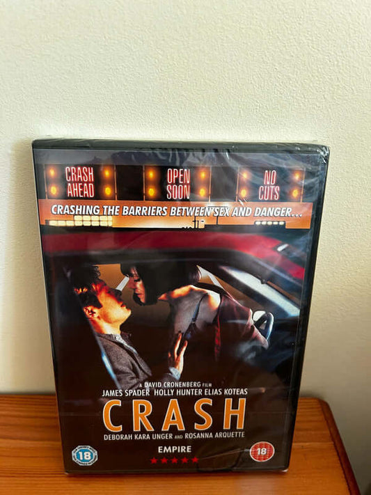 Crash [DVD] -James Spader featuring the movie cover with dramatic imagery and prominent title.