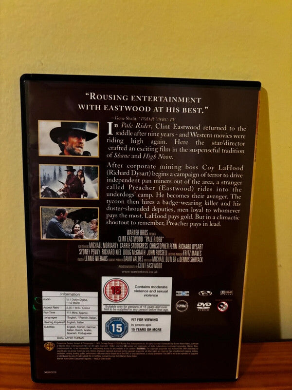 Clint Eastwood: Westerns x3 Films DVD set showcases three iconic films, perfect for any classic cinema fan.