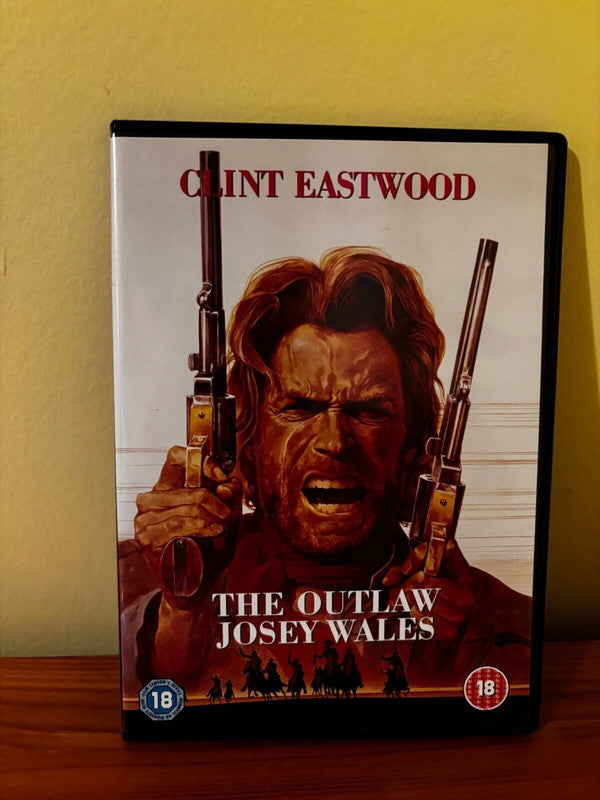 Clint Eastwood: Westerns x3 Films DVD set featuring iconic artwork from The Outlaw Josey Wales.