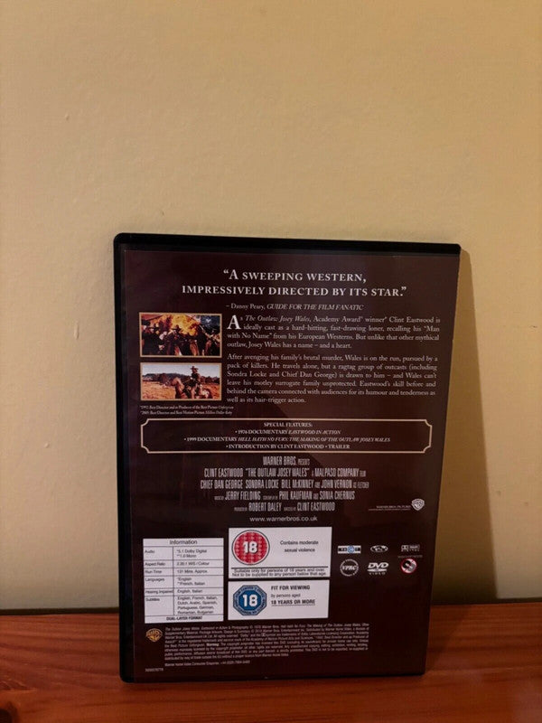 Clint Eastwood: Westerns x3 Films DVD set showcasing Eastwood's legendary cinematic talent and artistry.