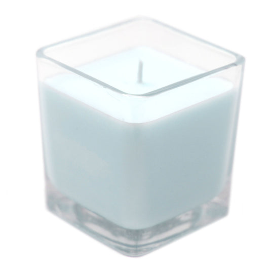 White Label Soy Wax Jar Candle - Fig in a sleek glass container, offering a clean burn and delightful fragrance.
