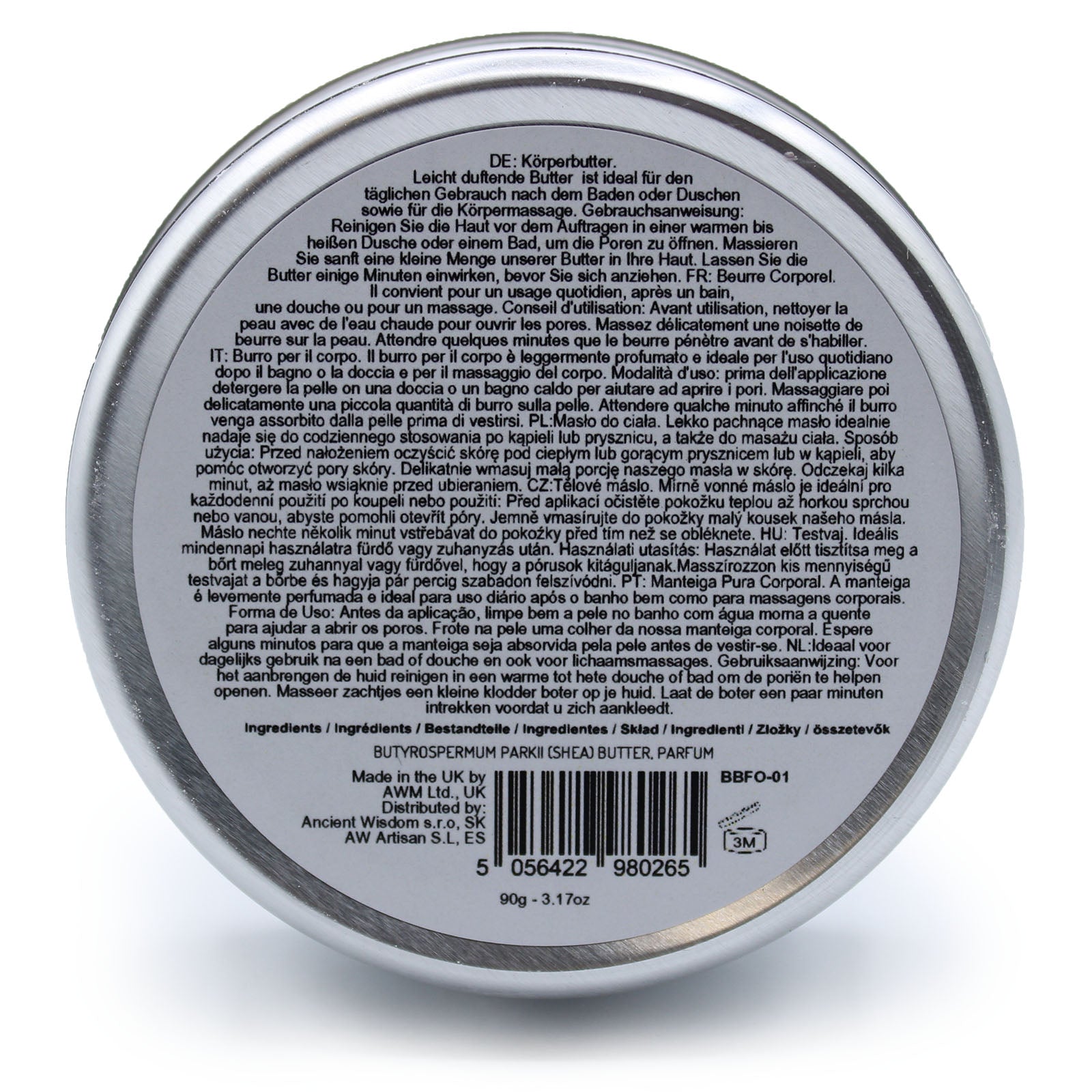 Scented Shea Body Butter 90g - Sleepy Coconut offers nourishing hydration for skin after baths and massages.