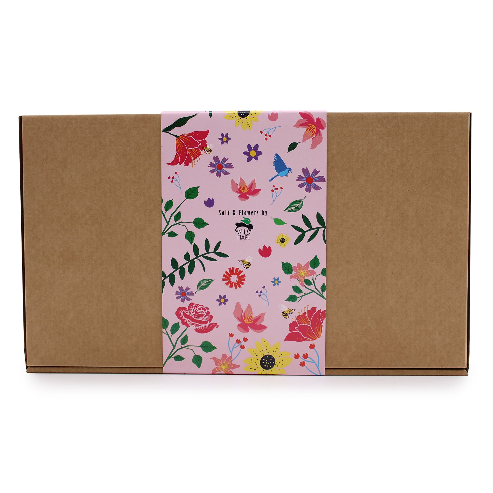 Wild Hare Salt Soak Set - Passion transforms your bath into a spa experience with fragrant salts and soap flowers.