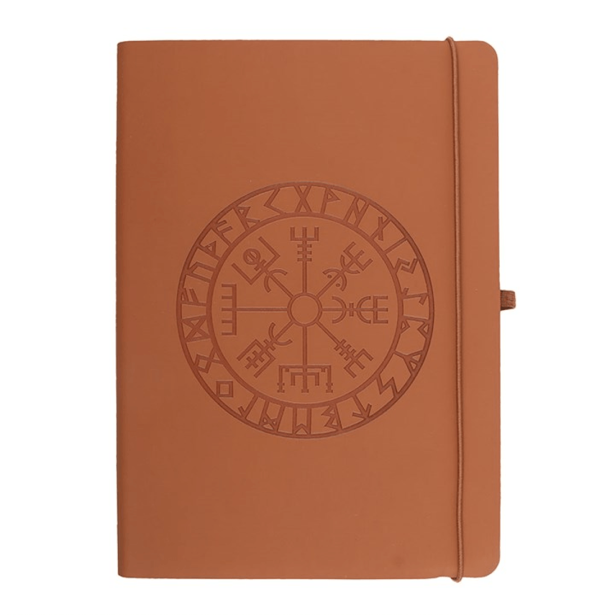 viking compass faux leather journal with pen