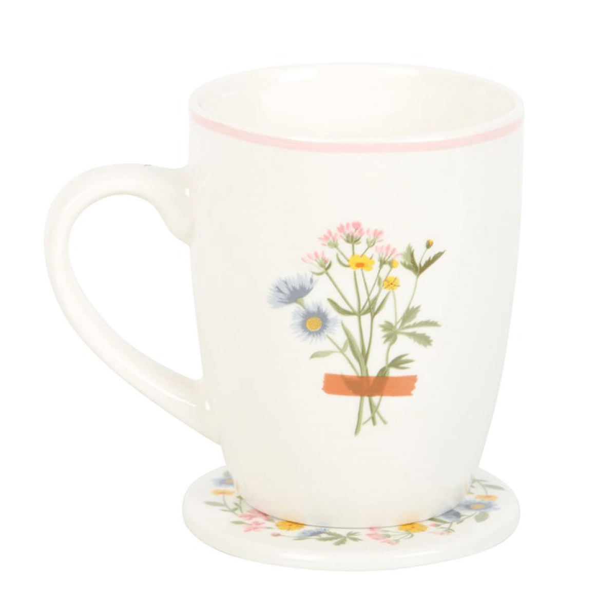 🌸 If Mums Were Flowers Floral Mug & Coaster Set