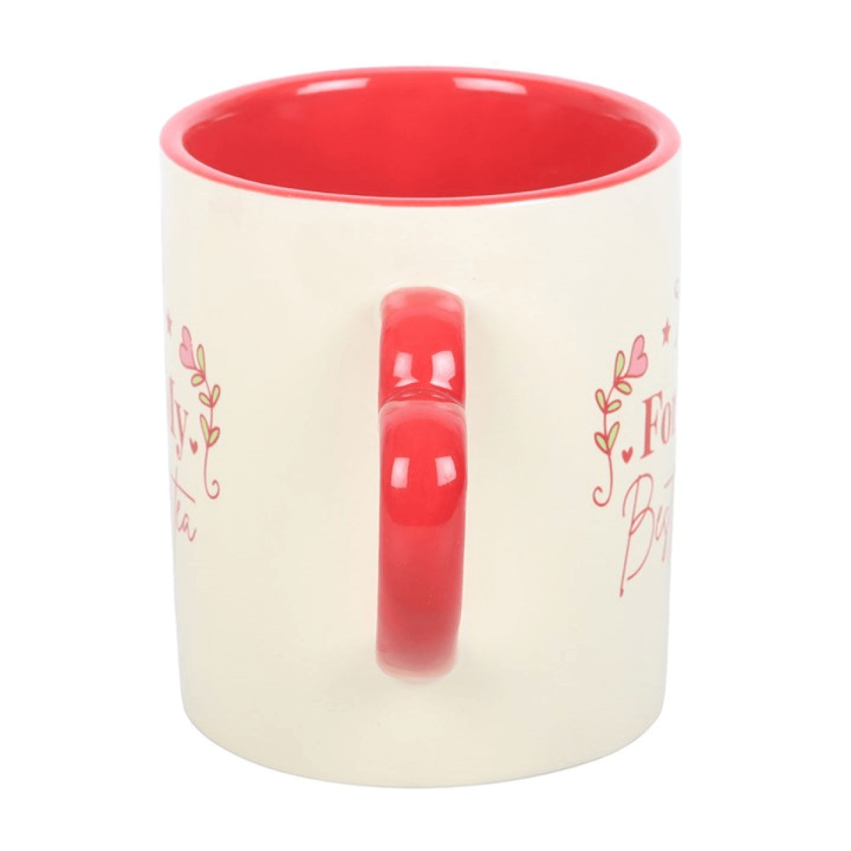 For My Best-Tea Mug with Heart Handle