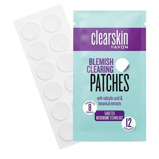 Avon Clearskin Blemish Clearing Patches offer targeted treatment with salicylic acid for clear, confident skin.