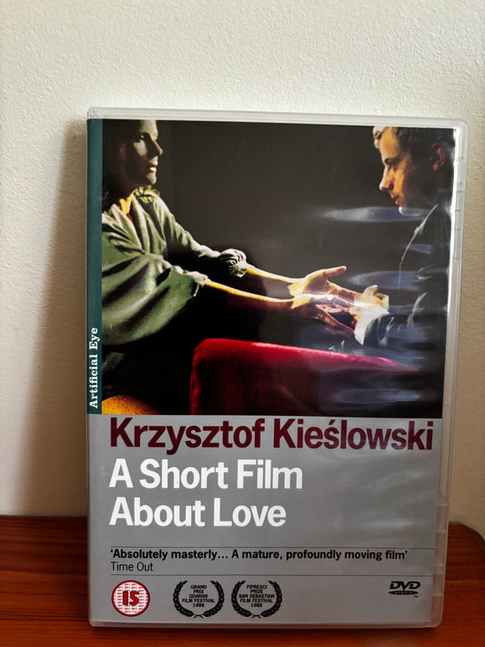 Krzysztof Kieslowski's A Short Film About Love DVD (2003) Grazyna Szapolowska on display, showcasing its captivating cover.