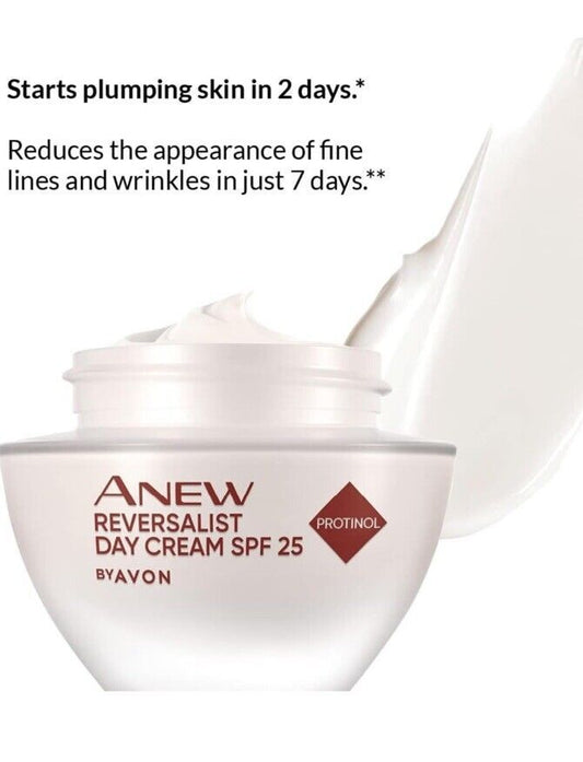 Avon Anew Reversalist Day Perfecting Cream provides age-defying benefits, enhancing skin vitality and reducing wrinkles.