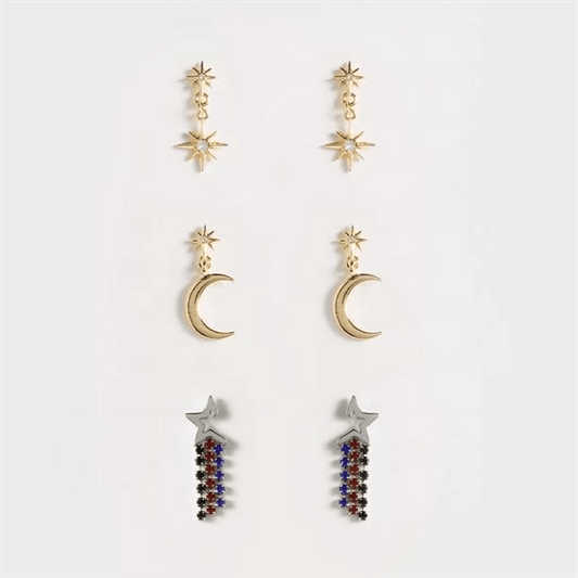 Stunning Avon Juliet Earring set featuring three unique designs for elegant and versatile accessorising.