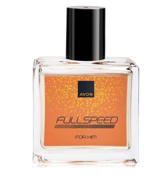 Avon Full Speed EDT for Him 30ml fragrance in a sleek bottle, perfect for the modern man seeking vibrant energy.