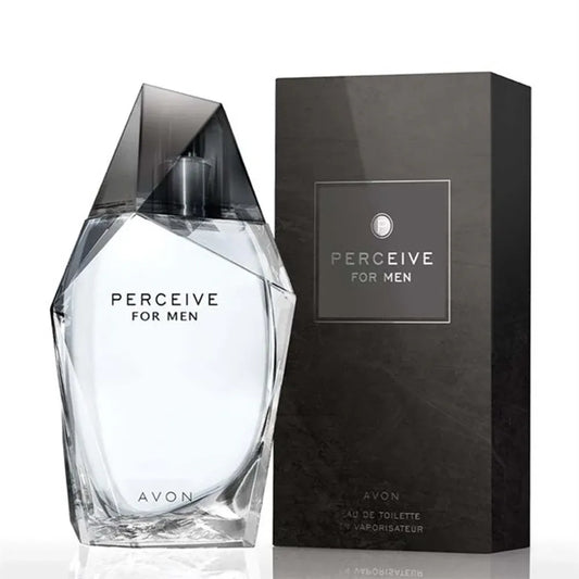 Avon Perceive EDT for Him, a fresh and sophisticated fragrance, perfect for the modern man seeking confidence.