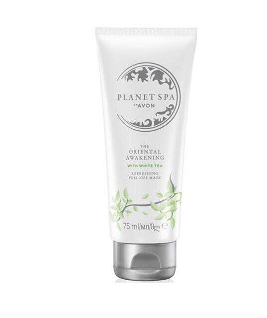 Avon Planet Spa Oriental Awakening Refreshing Peel-Off Mask with White Tea for a rejuvenating skincare experience.