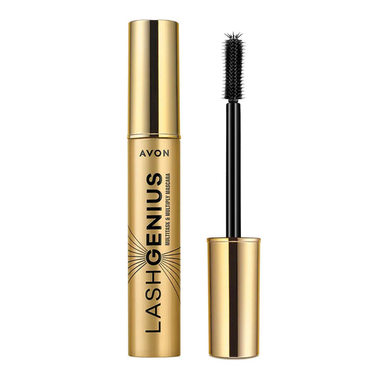 Avon Mascara Lash Genius Multitask & Multiply enhances lashes for stunning volume and definition in every swipe.