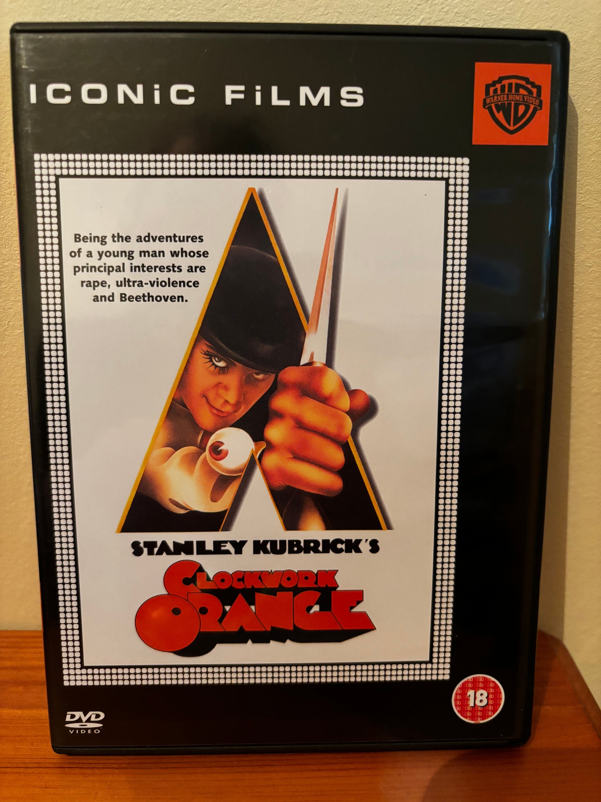 Clockwork Orange (DVD) showcases Stanley Kubrick's iconic film with memorable performances, available now.