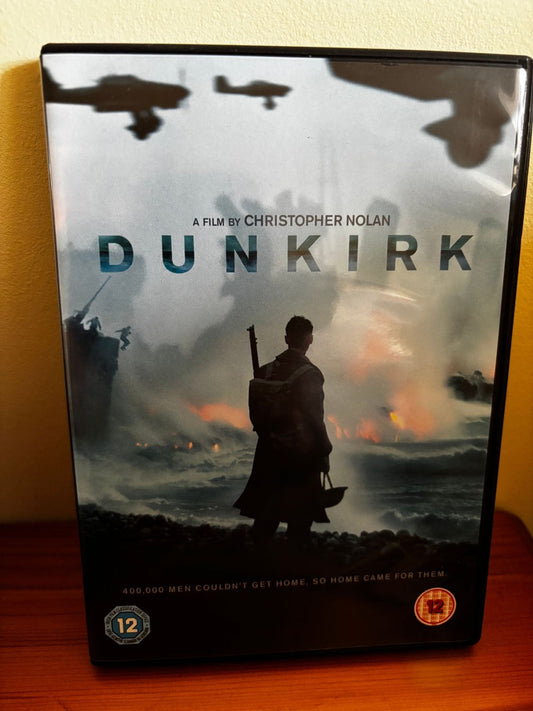 Dunkirk Tom Hardy 2017 (DVD) showcases a gripping survival tale directed by Christopher Nolan, featuring an all-star cast.