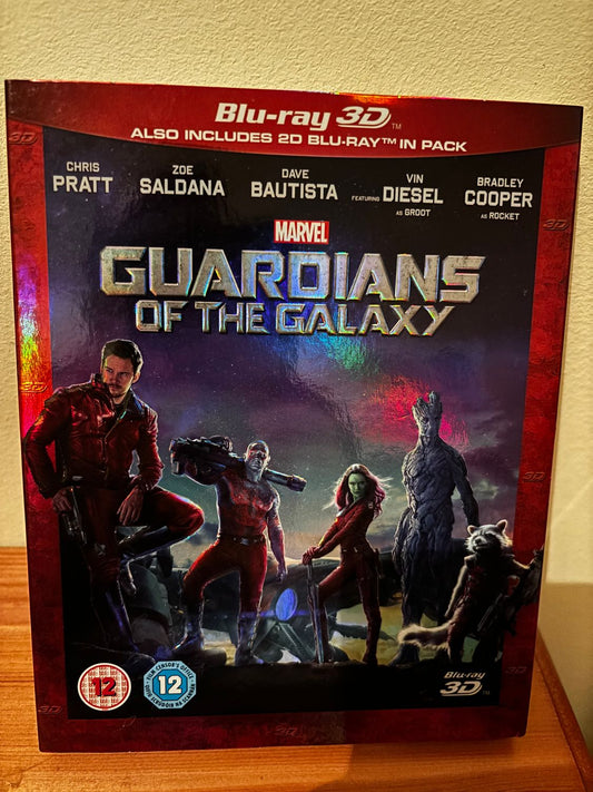 Guardians Of The Galaxy (Blu-Ray 3D) (2D Blu-Ray) pack featuring thrilling intergalactic adventures, available now.