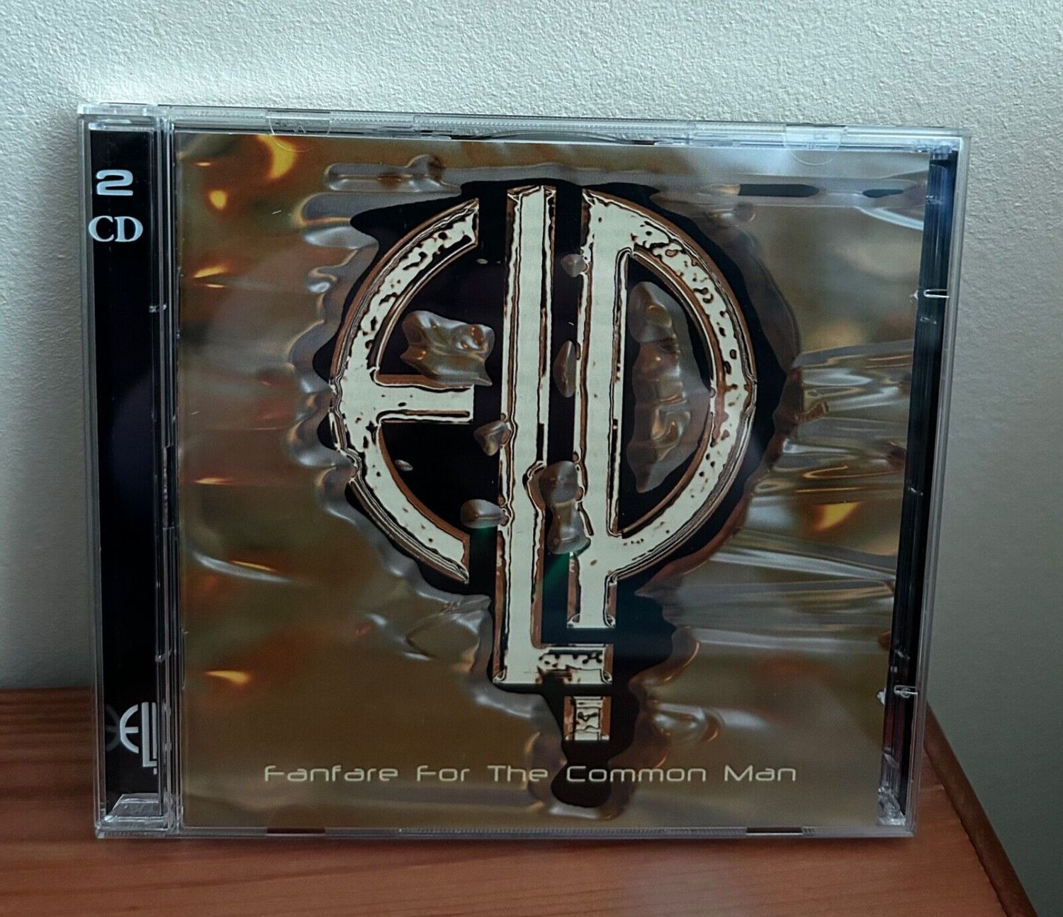 Fanfare for the Common Man by Emerson Lake & Palmer CD showcasing the band's innovative progressive rock legacy.