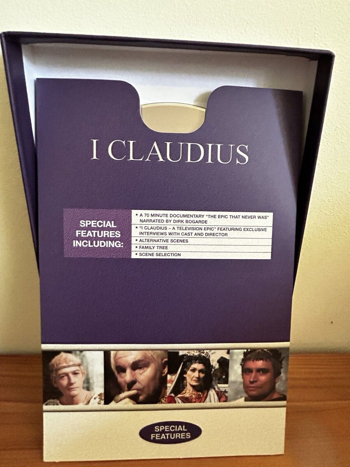 I Claudius (DVD) (2002) showcases special features of the acclaimed historical drama set in ancient Rome.