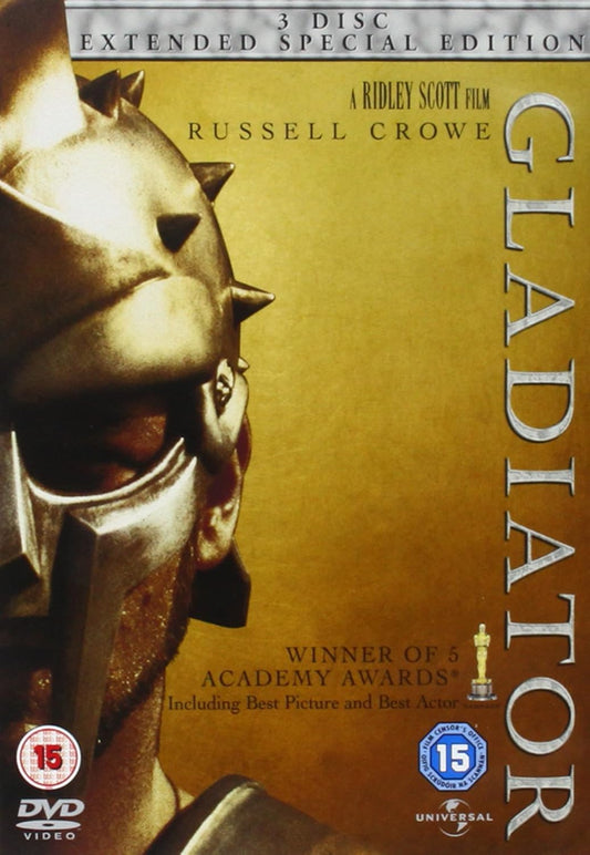 Gladiator (3 Disc Extended Special Edition) [DVD] showcases Russell Crowe in this award-winning epic from Ridley Scott.