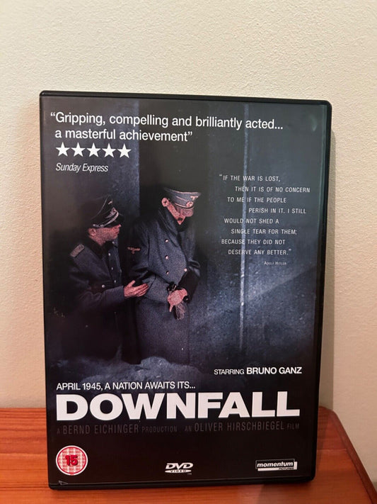 Downfall (DVD) - gripping historical drama depicting the final days of the Third Reich, featuring Bruno Ganz.