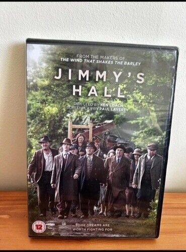 Jimmy's Hall DVD (2014) Barry Ward features a captivating Irish drama directed by Ken Loach, showcasing a poignant story.