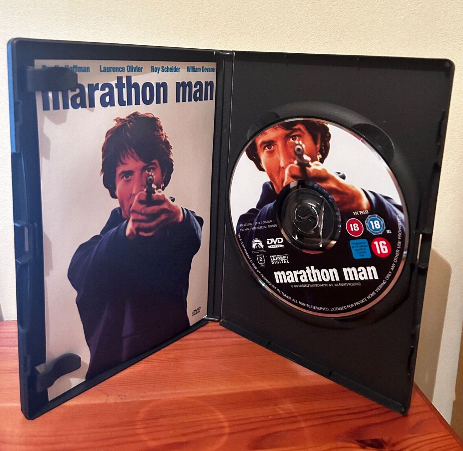 Marathon Man [1976] [DVD] featuring Dustin Hoffman, a gripping drama now available for fans and collectors.
