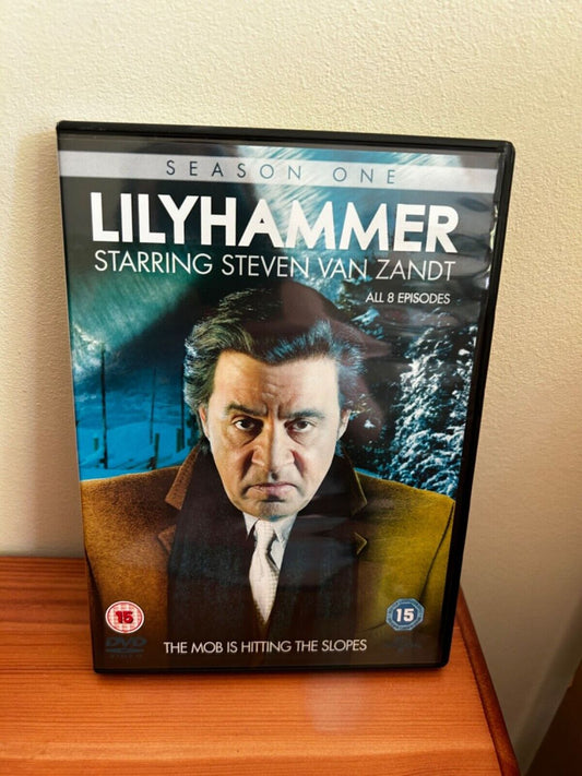 Lilyhammer Season One (DVD) features Steve Van Zandt, blending crime and dark humour in a thrilling tale.