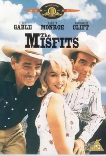 Classic cinema awaits with The Misfits DVD (2001), featuring stars Marilyn Monroe, Clark Gable, and Montgomery Clift.