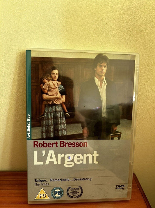 L'Argent DVD Classic French Drama Film Directed By Robert Bresson With English Subtitles, showcasing powerful cinema.