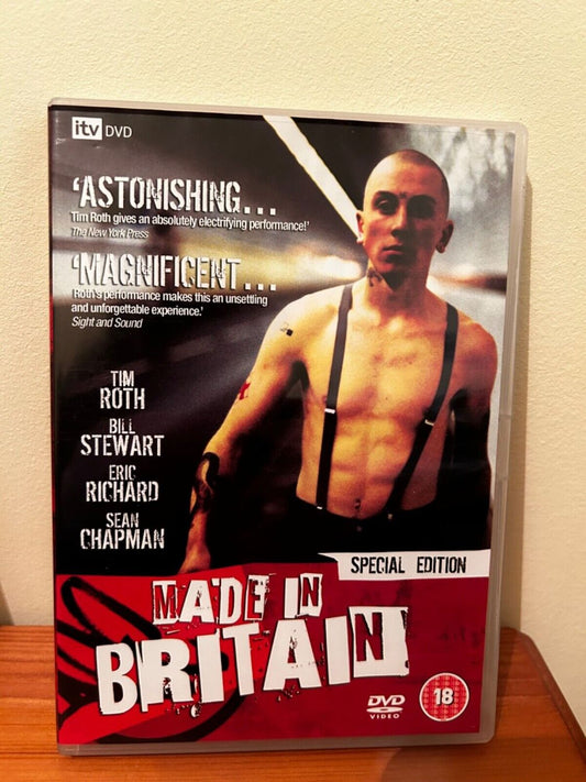 Discover the gripping drama "Made in Britain (Special Edition) [DVD]" featuring Tim Roth's powerful performance.