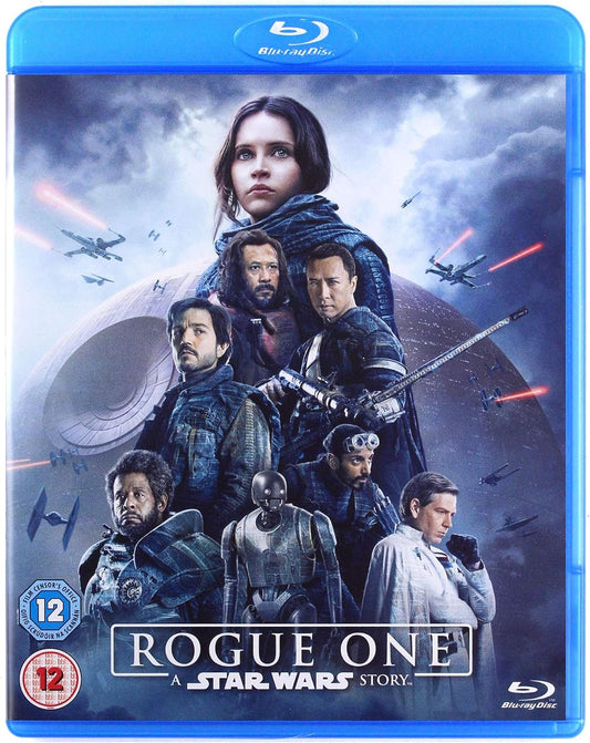 Experience the epic Rogue One " A Star Wars Story" (Blu-Ray) 2-disc collection, filled with thrilling visuals and adventure.