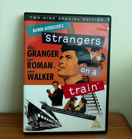 Discover the suspense of Strangers on a Train (2-Disc DVD, 1951, Full Screen) in this special edition from your favourite store.