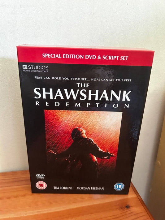 The Shawshank Redemption Special Edition Script Set (DVD) showcases the iconic film's powerful story of hope.