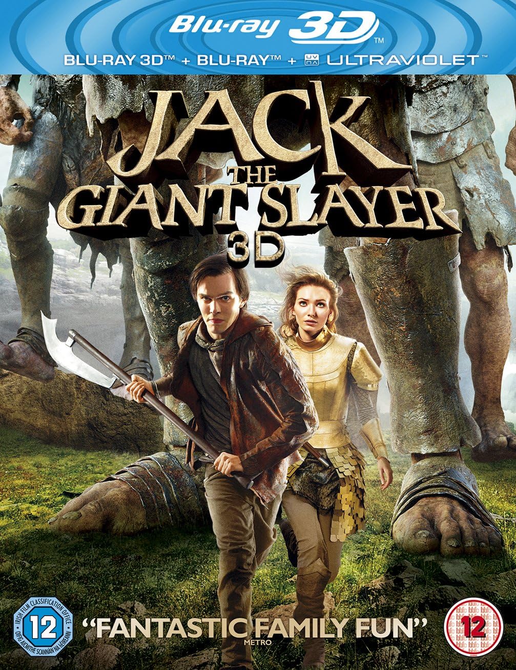 Jack The Giant Slayer [Blu-ray 3D + Blu-ray) showcases epic adventures and stunning visuals for family enjoyment.