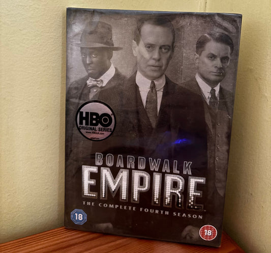 Boardwalk Empire: Season 4 [DVD] [2010], brand new and sealed, captures organised crime's gripping world.