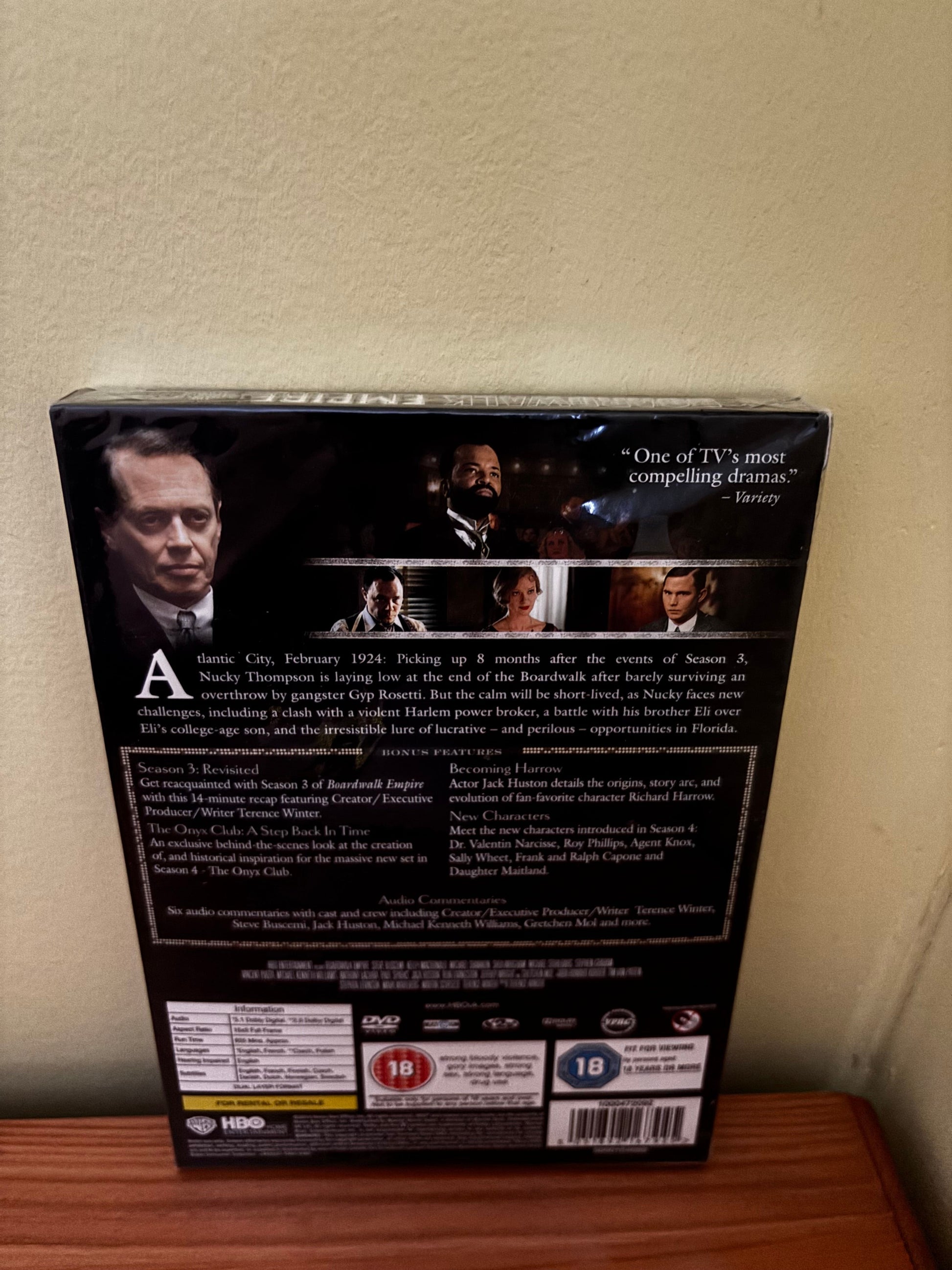 Boardwalk Empire: Season 4 [DVD] [2010] - Sealed box set showcasing thrilling organised crime drama. Available now.