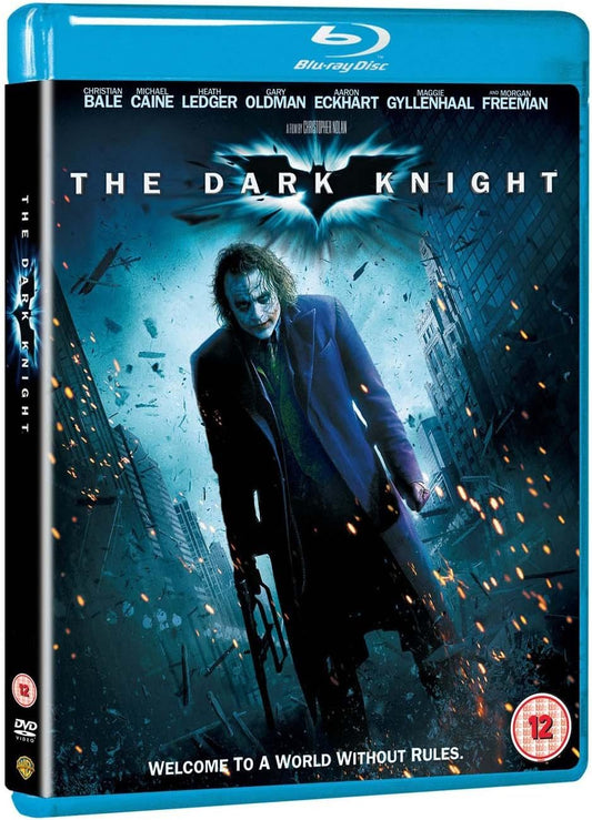 The Dark Knight Blu Ray showcases a thrilling Gotham adventure with an iconic performance by Heath Ledger.