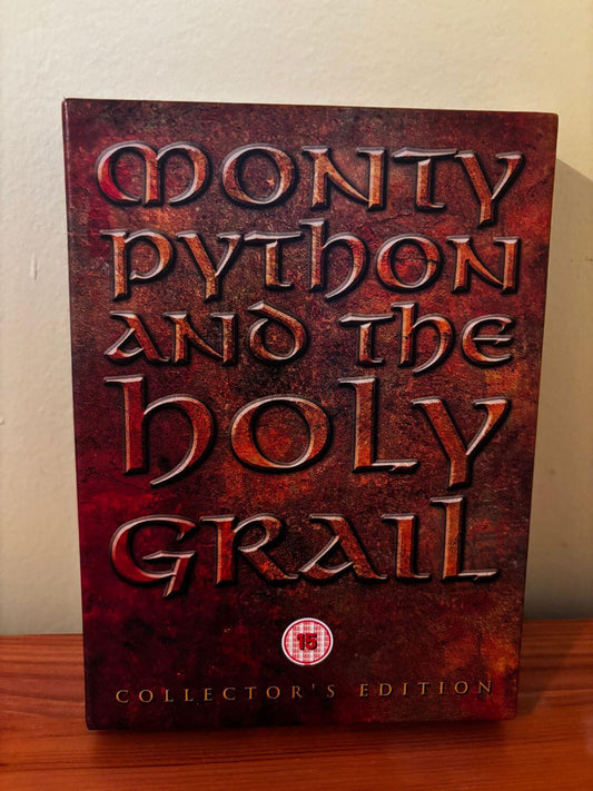 Monty Python and the Holy Grail- Collectors Edition 2-Disc DVD Boxset, a pre-loved comedy classic for fans.