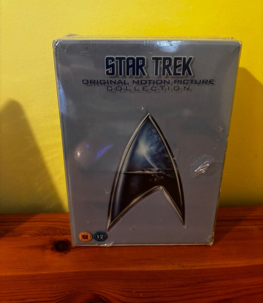Star Trek Original Motion Picture Collection Movies 1-6 DVD Boxset, perfect for fans wanting to explore classic sci-fi adventures.
