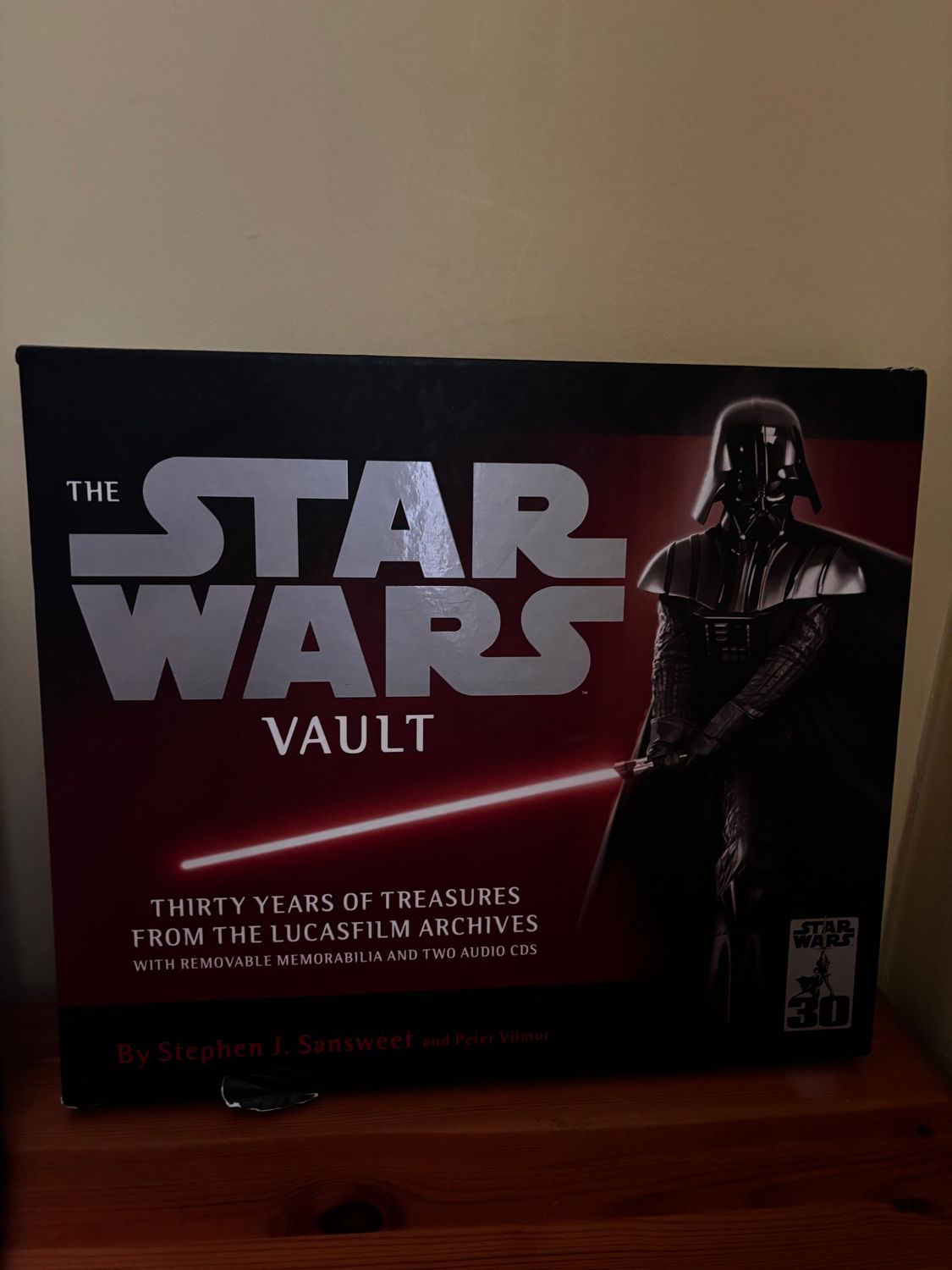 The "Star Wars" Vault: Thirty Years. Complete With All Inserts And CDs, a must-have galactic treasure by Simon & Schuster.