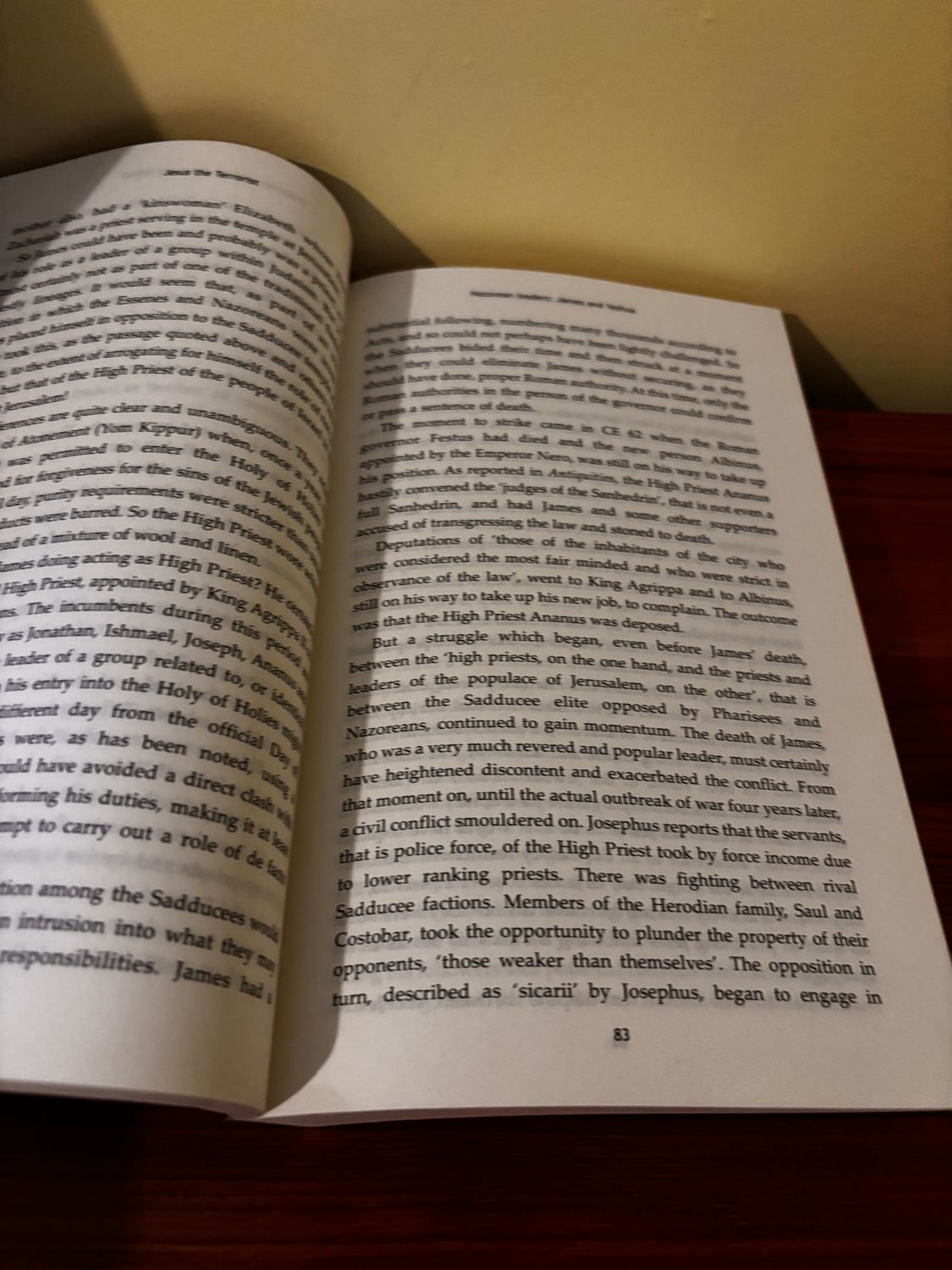 Explore the pages of "Jesus the Terrorist by Peter Cresswell [Paperback]" revealing insights on religion and politics.