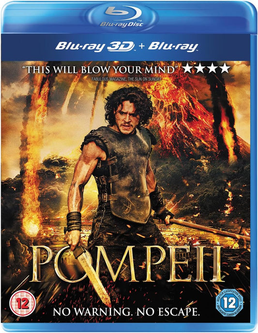Pompeii [Blu-ray 3D + Blu-ray] [2014], Kit Harington, an epic tale of ancient Rome available now at your favourite store.
