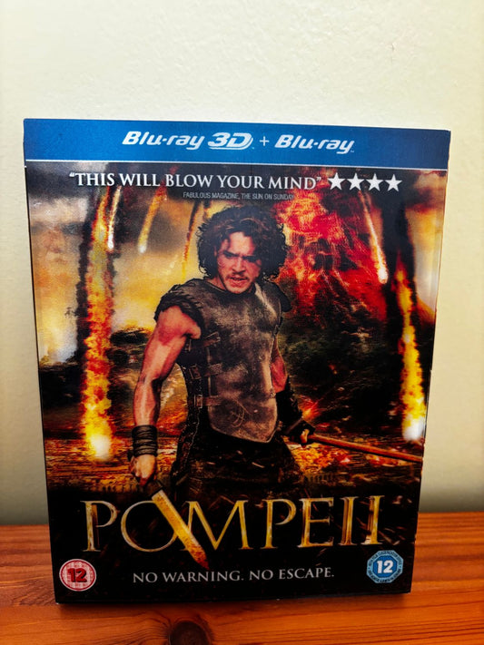 Pompeii [Blu-ray 3D + Blu-ray] [2014], Kit Harington; an epic historical drama set in ancient Rome, now available.