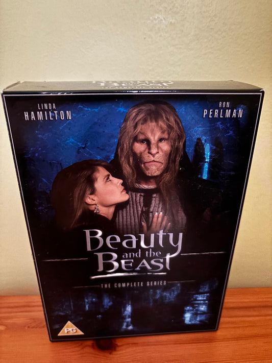 Beauty and the Beast Complete Series 1-3 DVD box set featuring enchanting characters and captivating stories.