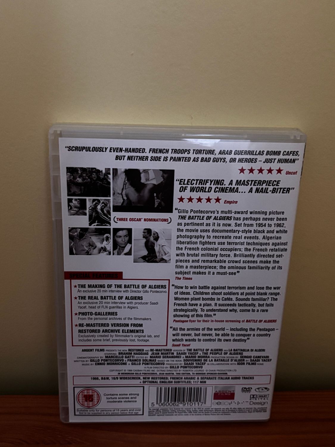 Discover The Battle Of Algiers (Special Edition) [DVD] [1965], a gripping masterpiece of urban warfare and liberation.