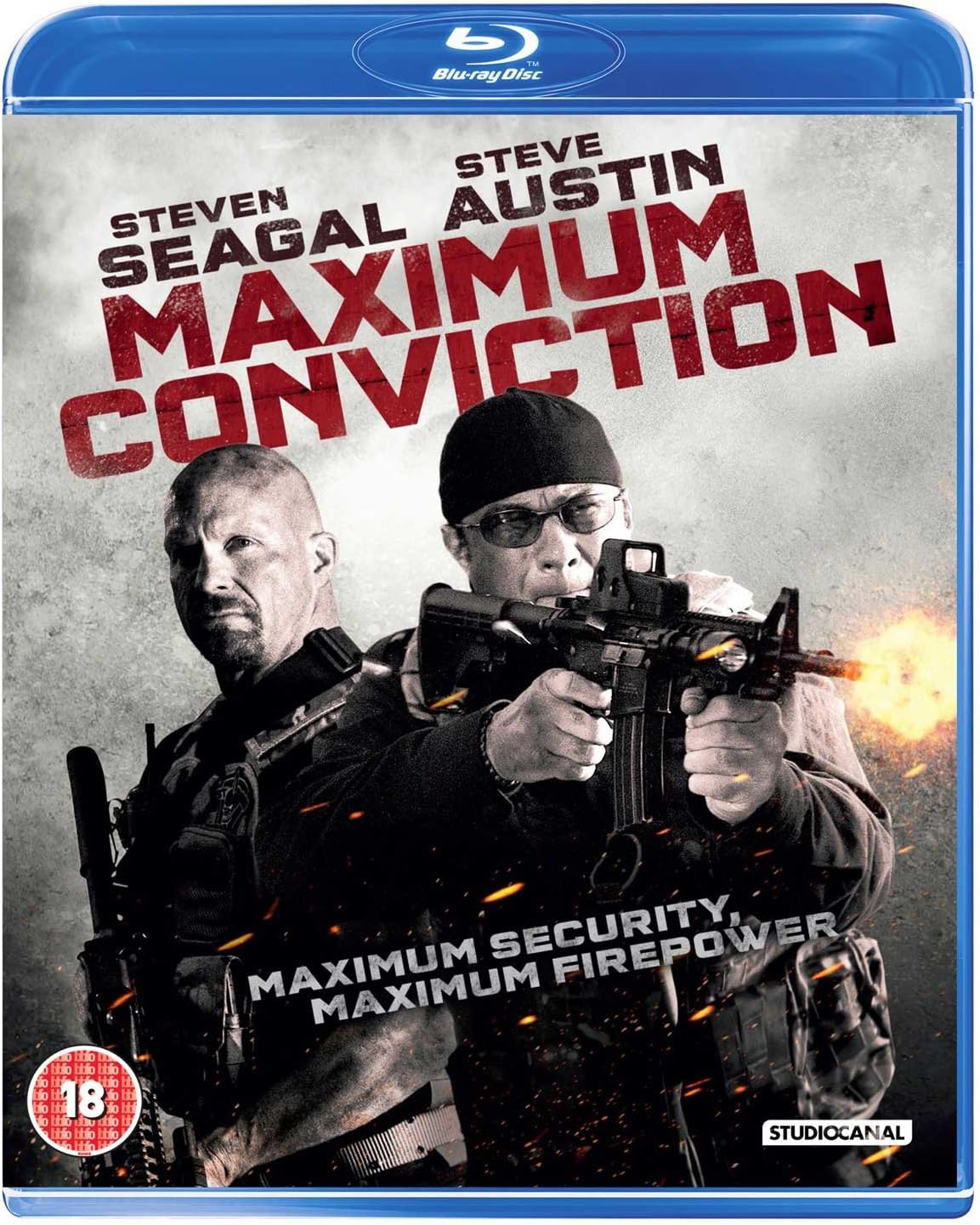 Maximum Conviction [Blu-ray] features Seagal and Austin in a thrilling action-packed film from Studiocanal.