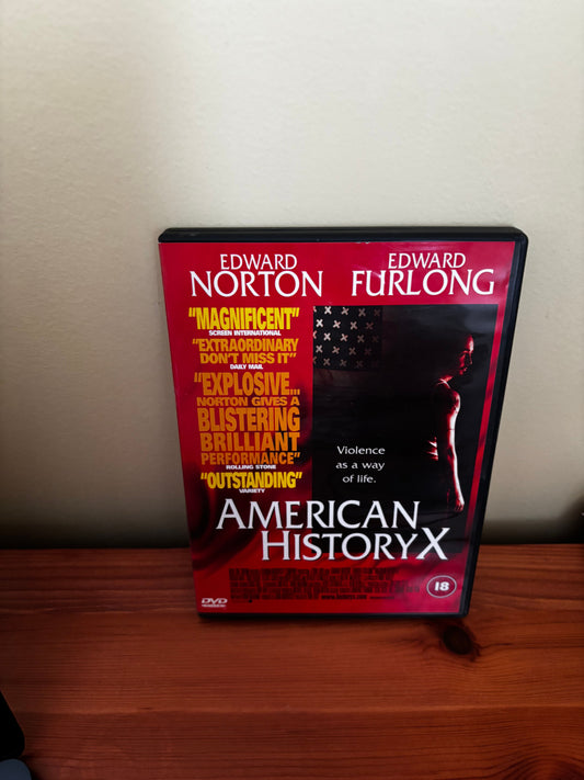 American History X (DVD, 1999) showcases Edward Norton in a gripping tale of redemption and racism.