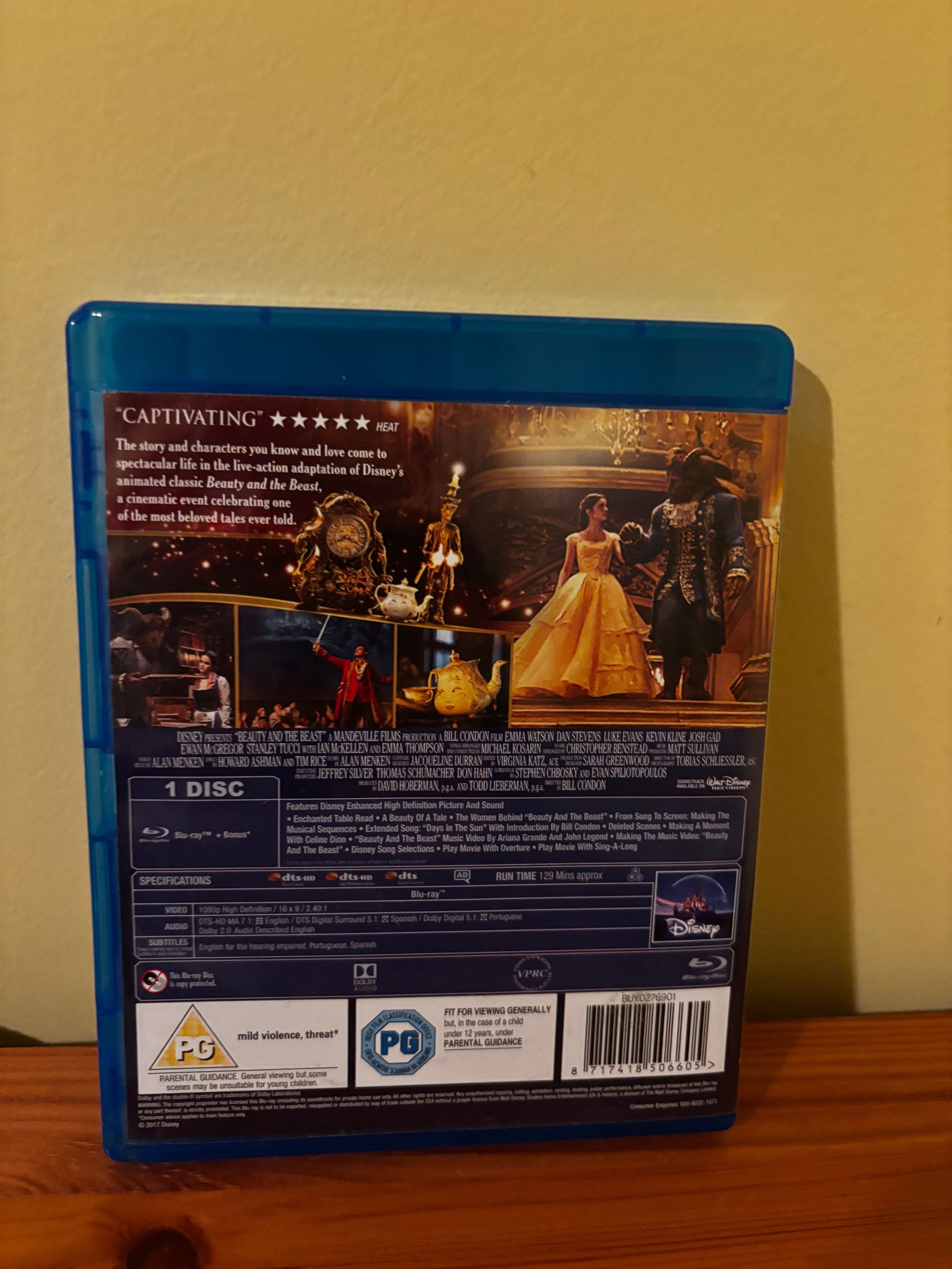 Discover the enchanting Beauty & the Beast [Blu-ray] [2017], a magical Disney classic on stunning Blu-ray.
